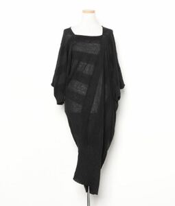  Vivienne Westwood red label linen One-piece black deformation Vivienne Westwoodasimeto Lee asime flax summer knitted 