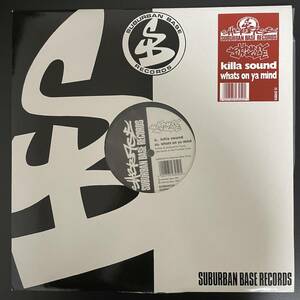 Johnny Jungle - Killa Sound / Suburban Base Records SUBBASE52 ドラムンベース,ドラムン,Drum&Bass,Drum'n'Bass,Jungle,レコード