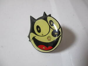 未使用　FELIX THE CAT フィリックス　ピンバッチ　光る　ローライダー　USDM　US　アメリカ 雑貨 ビンテージ　当時物　レア