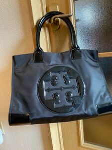 TORY BURCH トリーバーチ ナイロンエナメルトートバッグ 未使用