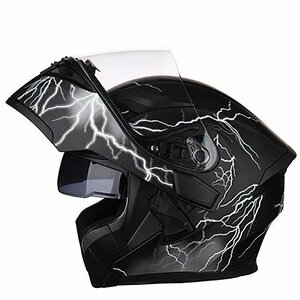 多色システムヘルメット　フリップアップヘルメット バイクヘルメット人気商品フルフェイスヘルメット　ダブルシールド男女通用