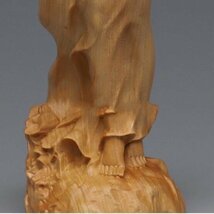 美少女 ◆裸婦像◆女性像 東洋彫刻 天然木・置物・柘植製高級木彫り_画像5