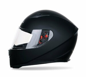 バイク フルフェイスヘルメット ジェット ヘルメット ★ M L XL XXL サイズ9色マッド黒