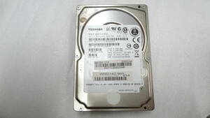 2.5インチHDD TOSHIBA MBF2600RC 010A 600GB SAS2.0 10025rpm 15mm厚 中古動作品(w919)