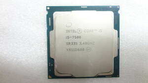 複数入荷 CPU Intel Core i5-7500 3.40Ghz SR335 LGA1151 中古動作品(w842)