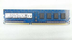 デスクトップ用メモリ Skhynix 4GB 1R×8 PC3-12800U 1枚 中古動作品(w936)