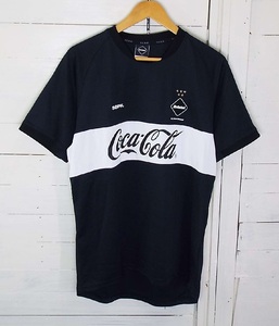 T2582〇F.C.R.B./F.C.Real Bristol×Coca-Cola(エフシーアールビー/レアルブリストル×コカコーラ)コラボ 20SS Tシャツ ゲームシャツ sizeL