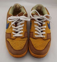 T2545〇NIKE(ナイキ)DUNK LOW PREMIUM SB New Castle Brown Ale gold 313170-741 ダンク ロー ニューキャッスル・ブラウンエール 27.5cm_画像1