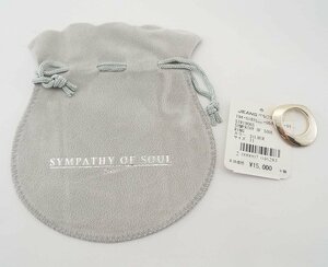 T3614〇SYMPATHY OF SOUL/シンパシーオブソウル Horizon Ring ホライゾンリング シルバー STR1906S サイズ11号 リング 指輪