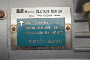 Nippo クラッチモーター　100V　4POLE　1425～/1725
