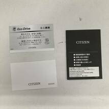 275-AR06) CITIZEN COLLECTION エコ・ドライブ AT2390-58E シチズン コレクション ソーラー ステンレス クロノグラフ ブラック _画像7