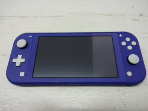 073-F85) 中古品 Nintendo switch Lite ニンテンドースイッチライト 本体 ブルー 動作OK 箱なし 本体のみ