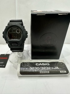 275-HK68)中古 G-SHOCK ジーショック ×読売ジャイアンツ 2000本限定 2018 コラボ 時計 デジタル CASIO 腕時計 黒 ブラック DW-6900FS