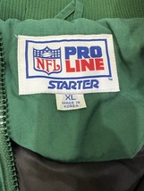 217-HK78) 中古 90s STARTER PRO LINE NFL グリーンベイパッカーズ ナイロンジャケット 97年製 スターター プルオーバーJKT サイズXL_画像7