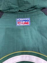 217-HK78) 中古 90s STARTER PRO LINE NFL グリーンベイパッカーズ ナイロンジャケット 97年製 スターター プルオーバーJKT サイズXL_画像6