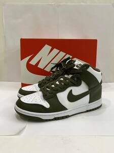 268-MH70) 中古 Nike Dunk High Championship Khaki 27.5㎝ DD1399-107 ナイキ ダンク ハイ スニーカー ストリート系 