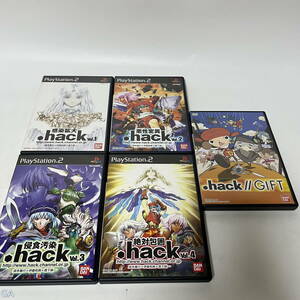 PS2 .hack Vol.1～Vol.4 + GIFT まとめ売り 管: GA [0] P