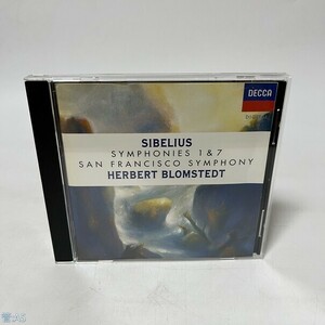 クラシックCD SIBELIUS: SYMPHONIES 1 & 7 SAN FRANCISCO SYMPHONY/BLOMSTEDT 管：A5 [0]P