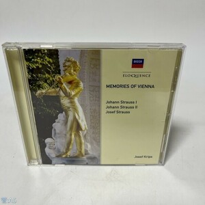 クラシックCD ELOQUENCE MEMORIES OF VIENNA Johann Strauss I & II Josef Strauss 管：A5 [0]P