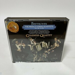 CD BEETHOVEN-MIDDLE QUARTETS OPP. 59, 74, 95 GUARNERI STRING QUARTET 管：S [0]P