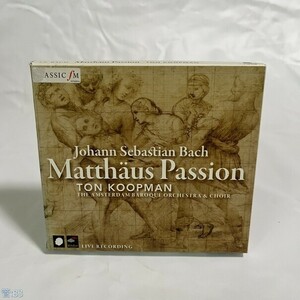 CD J.S. BACH Matthus Passion του KOOPMAN 管：B3 [0]P