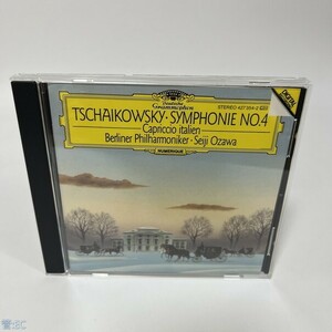 CD TSCHAIKOWSKY: SYMPHONIE NR. 4- CAPRICCIO ITALIENBERLINER PHILHARMONIKER/OZAWA 管：EC [0]P