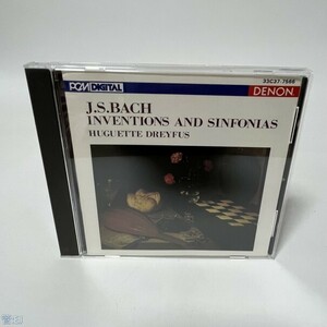 CD J.S.BACHINVENTIONS AND SINFONIAS HUGUETTE DREYFUS 管：EJ [0]P