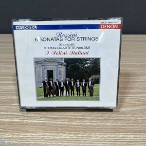 CD Rossini 6 SONATAS FOR STRINGS Donizetti STRING QUARTETS Nos.3&5 I Solisti Italiani 管：DA [0]P