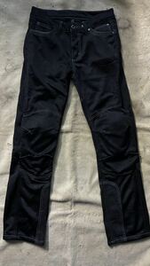 コミネ Komine バイク用 パンツ Pants WJ-740R ライディングメッシュジーンズ ブラック 黒 Lサイズ 07-740/BK/L/32