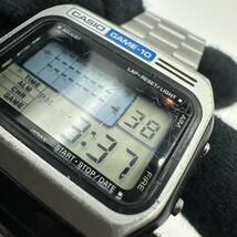 【簡易動作確認済】CASIO カシオ 腕時計 GM-10 ゲームデジタル インターセプター クォーツ Qz スライド式 ヴィンテージ 現状渡し_画像4