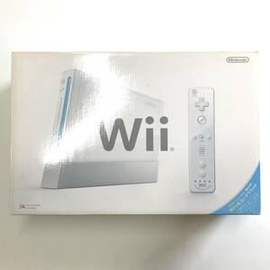 [ unused storage goods ] nintendo RVL-S-WAAG(JPN) Wii body + remote control plus attaching attached full set white Nintendo Nintendo operation not yet verification 