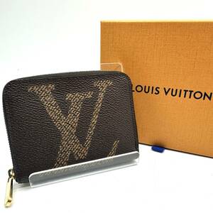 【美品】LOUIS VUITTON ルイヴィトン M69354 ジッピーコインパース モノグラム ジャイアント ラウンドジップ 小銭入れ コインケース 