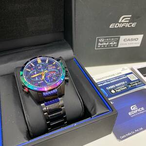 CASIO カシオ EDIFICE エディフィス EQB-500RBB-2AJR 5419 レインボー RedBull レッドブルレーシング 動作品/1415