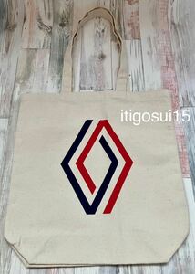 *[ unused ] Renault RENAULT* tote bag large Logo shopping bag eko-bag * Novelty 