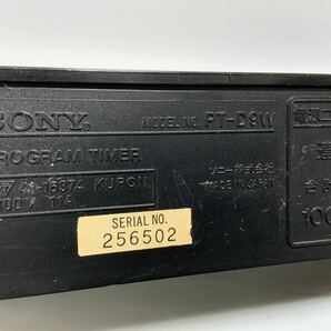 動作品確認済 SONY ソニー PT-D9W プログラムタイマー オーディオタイマー 中古現状 の画像4