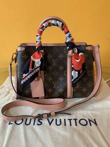 超美品 LOUIS VUITTON モノグラム スフロNV BB 2way ハンドバッグ ショルダーバッグ ペッシュ スカーフ付 袋箱あり M44899 ルイヴィトン