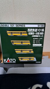 KATO 10-1252 西武鉄道101系初期形分散冷房4両増結セット、新品同様