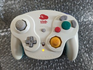  Game Cube wave bird Club Nintendo wireless controller nintendo Mario white blue nintendo body only 