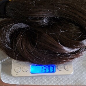 20代日本人女性、110cm、髪束、くず毛、髪の毛、人毛、ヘアドネーションの画像4