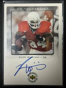 1999 UD Ionix Authentics RICKY WILLIAMS auto autograph リッキー・ウィリアム 直筆サイン