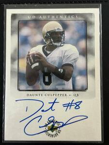 1999 UD Ionix Authentics Daunte Culpepper auto autograph RC ダンテ・カルペッパー 直筆サイン