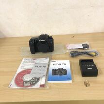 中古品 キヤノン Canon EOS 7D ボディ デジタル一眼レフカメラ バッテリー / 充電器 本体・カメラ関連_画像1