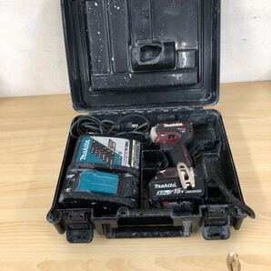 中古品 マキタ makita 充電式インパクトドライバ 18V TD172D オーセンティックレッド バッテリー付き 充電器 インパクトドライバ・電動工具の画像1