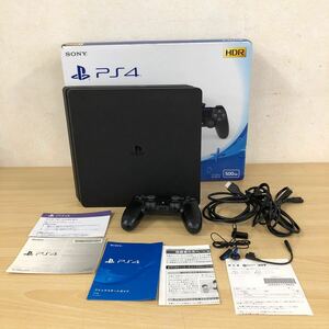  secondhand goods Sony SONY PlayStation 4 500GB jet black CUH-2200AB01 the first period . ending PS4* game machine 