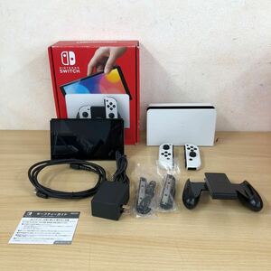 美品 Nintendo Switch 有機ELモデル ホワイト HEG-S-KAAAA 初期化済み ニンテンドースイッチ 有機EL ゲーム機 任天堂