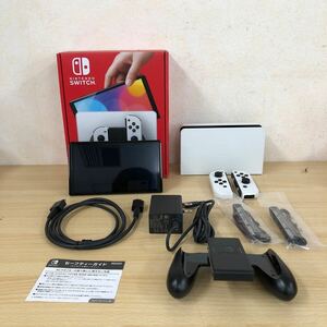 美品 Nintendo Switch 有機ELモデル ホワイト HEG-S-KAAAA 初期化済み ニンテンドースイッチ ゲーム機