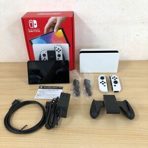 美品 Nintendo Switch 有機ELモデル ホワイト HEG-S-KAAAA 初期化済み ニンテンドースイッチ ゲーム機