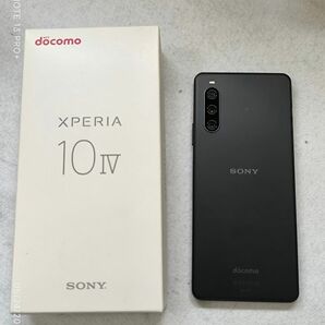 Xperia 10 IV ドコモ版 ブラック ケースフィルム付き