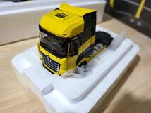 1/64 Mercedes-Benz Actros Yellow w/Car Carrier RHD MGT00137-R メルセデスベンツアクトロス イエロー カー キャリア（積載車）_画像3