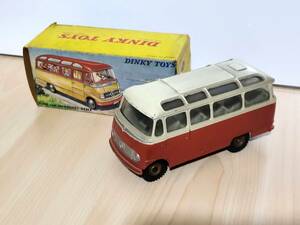  rare box attaching that time thing DINKY TOYS 541 PETIT AUTO CAR MERCEDES- BENZ SMALL BUS MADE IN FRANCE Dinky toys small auto car small bus 